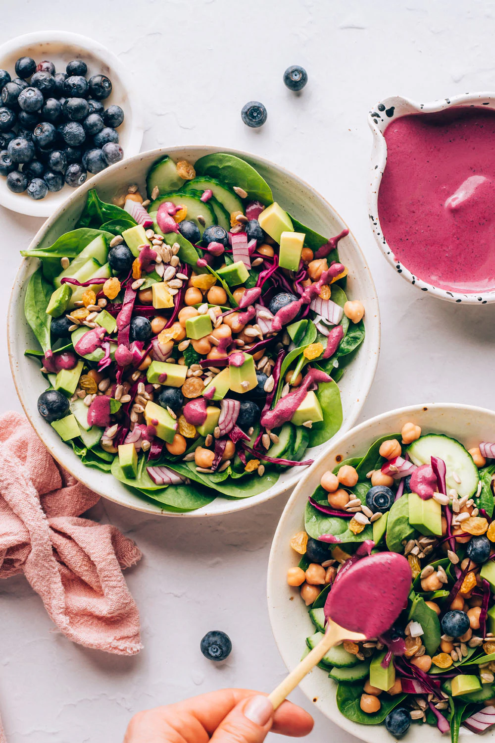 Eating Bird Food Food Photography by Ana Stanciu - Professional project showcase highlighting vibrant textures and wholesome ingredients in a bright studio setting.