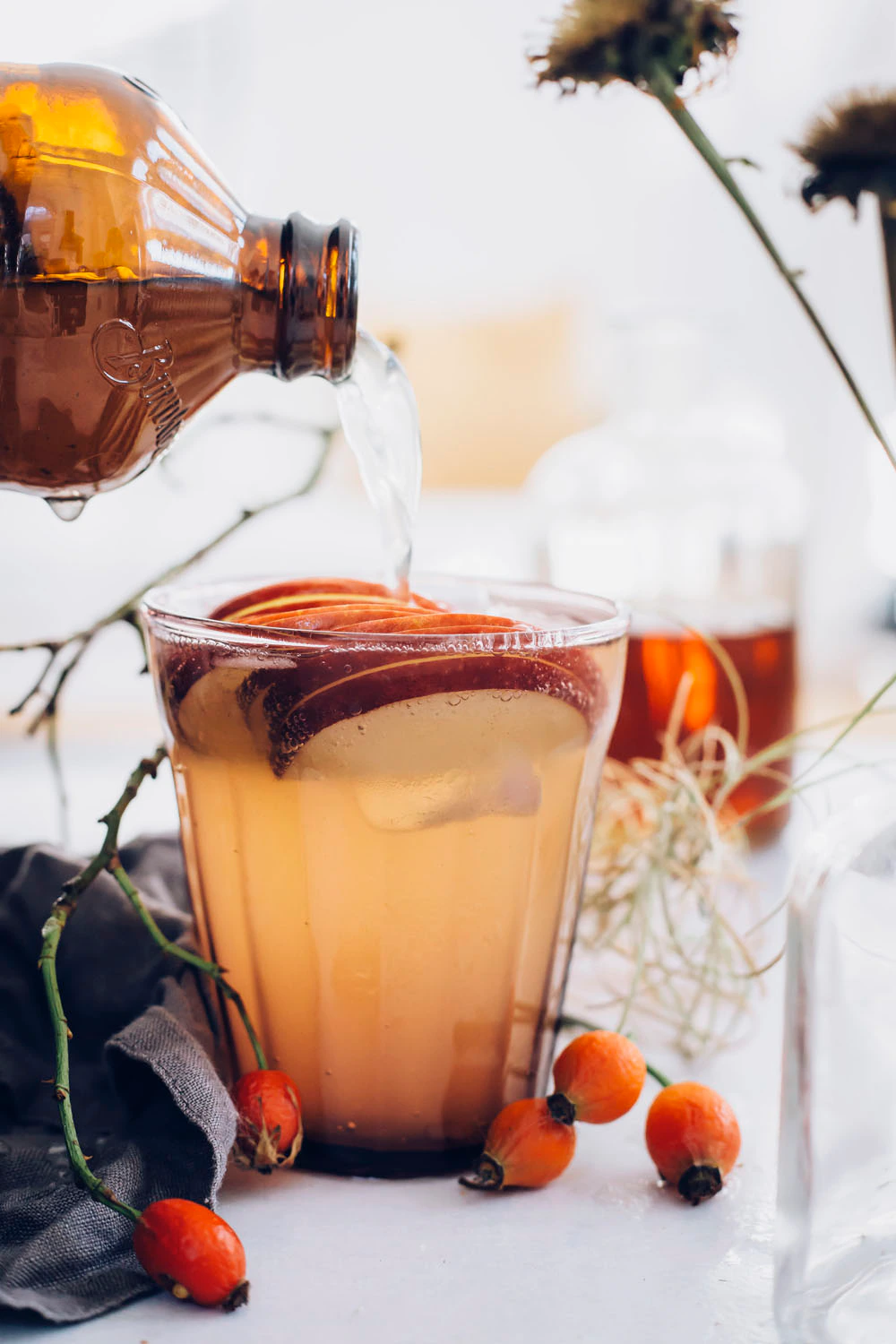 Food Photographer - Hello Glow Bourbon Ginger Cider